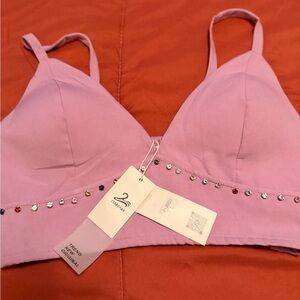 Lavender Embellished Bralette